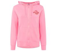 Zwillingsherz Feel Good Club Damen Sweatjacke mit Stickerei - Bequeme Baumwolljacke für Frauen - Lässige Zip Jacke für Freizeit Alltag Loungewear - Moderne Damen Sweatjacke Frühling Herbst Winter