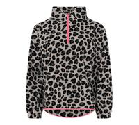 Zwillingsherz Fleecepullover "Leo Classic" in Grau - Größe L | Damenpullover