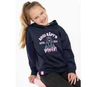 Zwillingsherz Hoodie "Ahoi Käpt´n" in Dunkelblau - Größe 122/128 | Kinder Sweatshirts Jacken