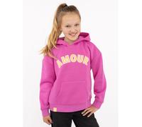 Zwillingsherz Hoodie "Amour" in Pink - Größe 122/128 | Kinder Sweatshirts Jacken