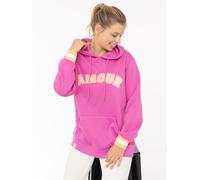 Zwillingsherz Hoodie "Amour" in Pink - Größe S/M | Damen Sweatshirts Jacken