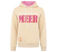 Zwillingsherz - Hoodie Buchstaben MEER beige Beige - Gr. - M