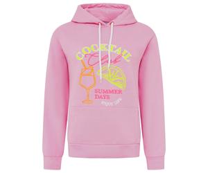 Zwillingsherz Hoodie Cocktail Club rosa/neon versch. Größen Größe XL