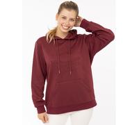 Zwillingsherz Hoodie "Happiness Vibes" in Bordeaux - Größe L/XL | Damen Sweatshirts Jacken