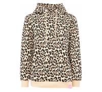 Zwillingsherz Hoodie "Leo Allover" in Beige - Größe L/XL | Damen Sweatshirts Jacken