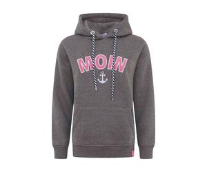 Zwillingsherz Hoodie Moin Anker dunkelgrau - versch. Größen Größe L