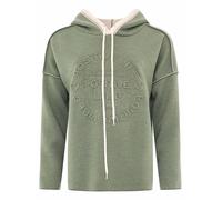 Zwillingsherz Hoodie "Positive Mind" in Grün - Größe S/M | Damen Sweatshirts Jacken