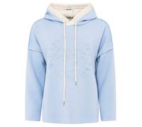 Zwillingsherz Hoodie "Positive Mind" in Hellblau - Größe S/M | Damen Sweatshirts Jacken