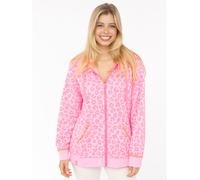Zwillingsherz Hoodie "Soft Leo" in Pink - Größe S/M | Damen Sweatshirts Jacken