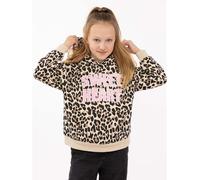 Zwillingsherz Hoodie "Sweet Heart Leo" in Beige - Größe 146/152 | Kinder Sweatshirts Jacken