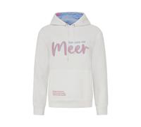 Zwillingsherz Hoodie 'Zuhause am Meer' weiß XL