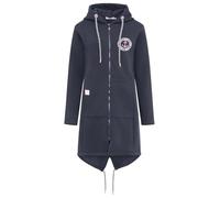 Zwillingsherz Hoodiemantel Strandglück/Meeresglück (Navy, S)