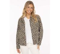 Zwillingsherz Jeansjacke "Leo" in Hellbraun - Größe XL | Damenjacken