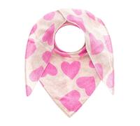 Zwillingsherz Kaschmir-Dreieckstuch in Beige - (L)175 x (B)120 cm - 51% | Damen Schals Tuecher