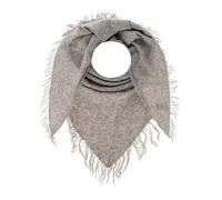 Zwillingsherz Kaschmir-Dreieckstuch in Grau - (L)180 x (B)73 cm - 56% | Damen Schals Tuecher