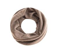 Zwillingsherz Kaschmir-Loop-Schal in Beige - Größe L/XL | Damen Schals Tuecher