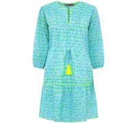Zwillingsherz Kleid Aquarell Print Baumwolle grün (M)