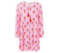 Zwillingsherz Kleid "Lobsters & Stripes" in Rosa - Größe L/XL | Damen Kleider