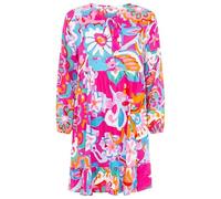 Zwillingsherz Kleid Sommerkleid Damen leicht und luftig Strandkleid Damen Sommer, Tunikakleid Damen, Hemdblusenkleid, Blusenkleid Tunika Kleid Ibiza Style Größe S/M