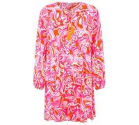 Zwillingsherz Kleid Sommerkleid Damen leicht und luftig Strandkleid Damen Sommer, Tunikakleid Damen, Hemdblusenkleid, Blusenkleid Tunika Kleid Ibiza Style Größe S/M