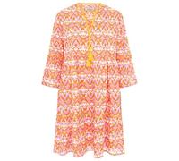 Zwillingsherz Kleid Sommerkleid Damen leicht und luftig Strandkleid Damen Sommer, Tunikakleid Damen, Hemdblusenkleid, Blusenkleid Tunika Kleid Ibiza Style Größe L/XL