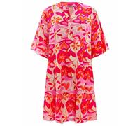 Zwillingsherz Kleid Sommerkleid Damen leicht und luftig Strandkleid Damen Sommer, Tunikakleid Damen, Hemdblusenkleid, Blusenkleid Tunika Kleid Ibiza Style Einheitsgröße