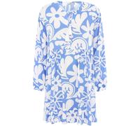 Zwillingsherz Kleid Viscose Flower Paradise blau (L/XL)