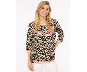 Zwillingsherz Longsleeve "WILD" in Bunt - Größe S | Damen Tops