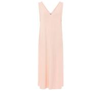Zwillingsherz Maxikleid Damen Leinenmix V-Ausschnitt One Size
