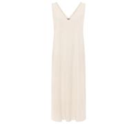 Zwillingsherz Maxikleid Damen Leinenmix V-Ausschnitt One Size
