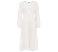 Zwillingsherz Maxikleid Damen Musselin Baumwolle V-Ausschnitt One Size