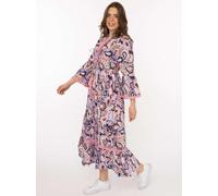 Zwillingsherz Maxikleid Paisleymuster (S/M)