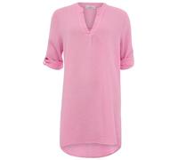 Zwillingsherz Musselin Longbluse aus 100% Baumwolle mit V-Ausschnitt - Hochwertige Tunika für Damen Frauen Mädchen - Sommerbluse Freizeitkleid Strandkleid - Locker luftig perfekt für Frühling Sommer