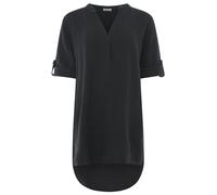 Zwillingsherz Musselin Longbluse aus 100% Baumwolle mit V-Ausschnitt - Hochwertige Tunika für Damen Frauen Mädchen - Sommerbluse Freizeitkleid Strandkleid - Locker luftig perfekt für Frühling Sommer
