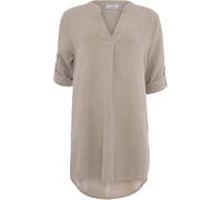 Zwillingsherz Musselin Longbluse aus 100% Baumwolle mit V-Ausschnitt - Hochwertige Tunika für Damen Frauen Mädchen - Sommerbluse Freizeitkleid Strandkleid - Locker luftig perfekt für Frühling Sommer