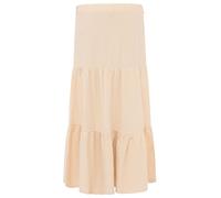 Zwillingsherz Musselin-Rock in Beige - Größe L/XL | Damenroecke