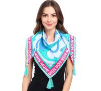 Modetuch ZWILLINGSHERZ ""Ocean"", Damen, grün (mint), Obermaterial: 100% Viskose, modisch, Modetücher, mit Tasseln (77010447-0) mint