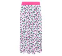 Zwillingsherz Damen Maxirock Colourful Leo aus 100% Viskose - Langer, fließender Sommerrock mit elastischem Komfortbund - Feminines Design, hochwertiger Fall, vielseitig für Alltag, Freizeit & Urlaub