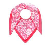 Dreieckstuch ZWILLINGSHERZ "Blumige Aussichten", Damen, pink rot, Strick, Materialmix, gemustert, mehrfarbig, Modetücher, Florales Muster, Kante Uni, Strick (29820358-0) pink rot