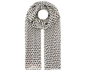 Zwillingsherz Schal "Herzchen Allover" in Schwarz - (L)180 x (B)95 cm - 23% | Damen Schals Tuecher