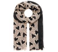 Zwillingsherz Schal in Beige - (L)180 x (B)60 cm - 26% | Damen Schals Tuecher