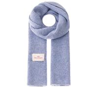 Zwillingsherz Schal mit Wollanteil in Blau - (L)200 x (B)30 cm - 32% | Damen Schals Tuecher