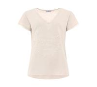 Zwillingsherz Shirt Positiv für Damen Frauen Mädchen - Hochwertiges 100% Baumwolle Oberteil kuschelig weich Sommer Kurzarm Hemd Tail Top V Ausschnitt Fransen Ärmel