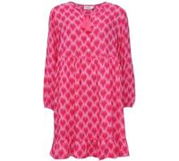 Zwillingsherz Sommerkleid im Herz Flammen Muster - Hochwertiges Freizeitkleid für Damen Frauen Mädchen - Abendkleid Cocktailkleid Strandkleid - Locker luftig trendig - Für Frühling Sommer Herbst