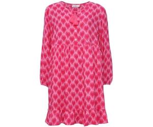 Zwillingsherz Sommerkleid im Herz Flammen Muster - Hochwertiges Freizeitkleid für Damen Frauen Mädchen - Abendkleid Cocktailkleid Strandkleid - Locker luftig trendig - Für Frühling Sommer Herbst