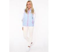 Zwillingsherz Steppweste "Moin" in Hellblau - Größe L | Damenjacken