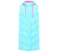 Zwillingsherz Steppweste "Smile" lang türkis - in vier Größen L