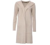 Zwillingsherz Strickjacke Cardigan für Damen Frauen - Hochwertiger Mantel Überwurf warm weich und kuschelig mit Kapuze - Perfekt für Frühjahr Herbst Winter - Cape Umhang mit weichem Strick