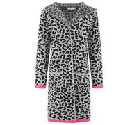 Zwillingsherz Strickjacke Leo Cardigan für Damen Frauen - Hochwertiger Mantel Überwurf warm weich und kuschelig mit Kapuze - Perfekt für Frühjahr Herbst Winter - Cape Umhang mit weichem Strick