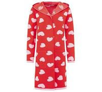 Zwillingsherz Strickjacke Strickmantel mit Herzen Cardigan für Damen Frauen - Hochwertiger Mantel Überwurf warm weich und kuschelig - Perfekt für Frühjahr Herbst Winter